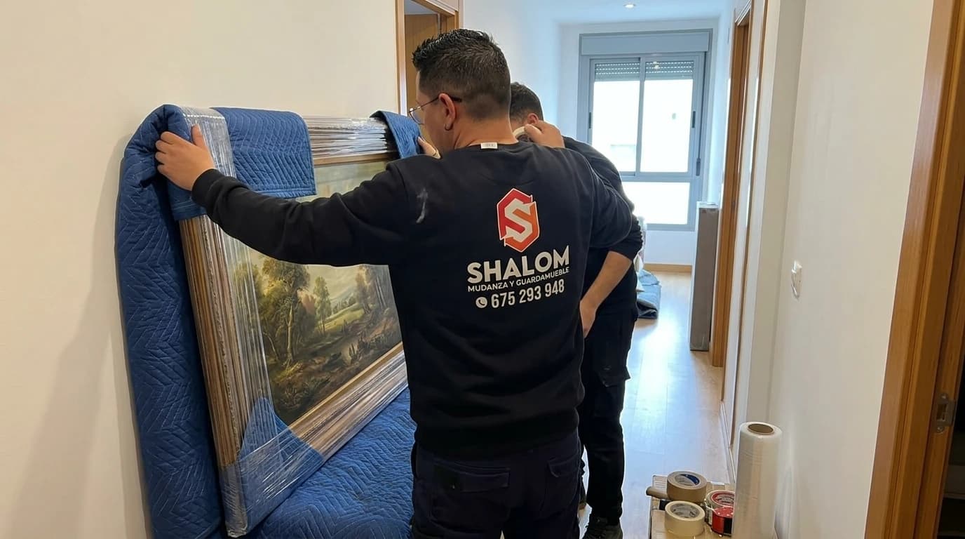 Embalaje de obras de arte Shalom